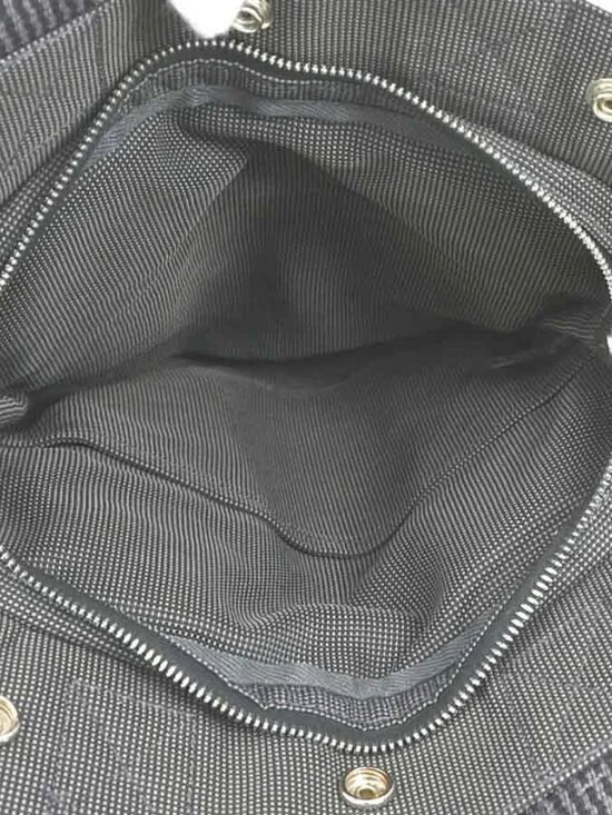 Auth HERMES Herline Ado PM Backpack Dark Gray Canvas/Silvertone - e61093g main image 7